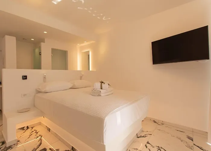 酒店 Bianco A Nero Mykonos Plintri